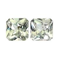 1.02&nbsp;Ct.Tw.Total Carat Weight Yellowish Green Sapphire Pair from Montana Video