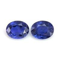 4.17&nbsp;Ct.Tw.Total Carat Weight Blue Sapphire Pair from Ceylon (Sri Lanka) Video
