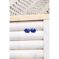 4.17&nbsp;Ct.Tw.Total Carat Weight Blue Sapphire Pair from Ceylon (Sri Lanka) Life Style