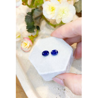 3.17&nbsp;Ct.Tw.Total Carat Weight Blue Sapphire Pair from Ceylon (Sri Lanka) Life Style