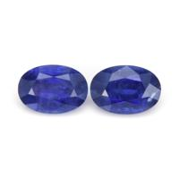 2.75&nbsp;Ct.Tw.Total Carat Weight Blue Sapphire Pair from Ceylon (Sri Lanka) Video