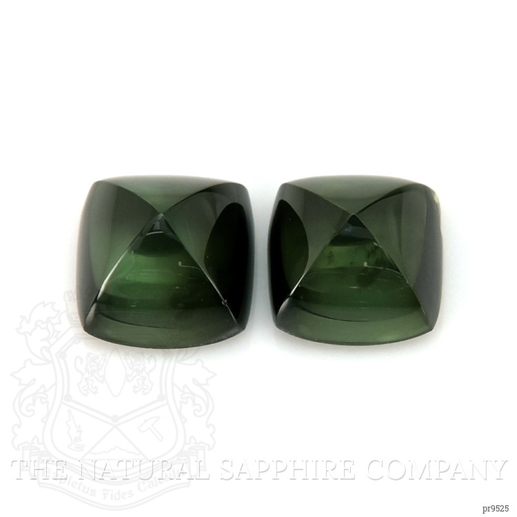 2.54 Ct.Tw. Cabochon Tourmaline Pair from Mozambique