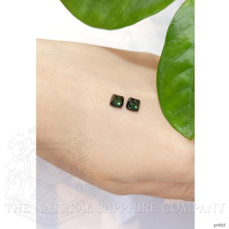 2.54 Ct.Tw. Cabochon Tourmaline Pair from Mozambique