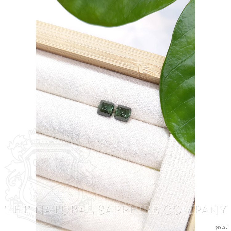 2.54 Ct.Tw. Cabochon Tourmaline Pair from Mozambique