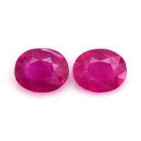 1.40 Ct.Tw.Total Carat Weight Sapphire Pair from Tanzania Video