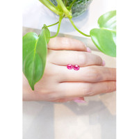 1.40&nbsp;Ct.Tw.Total Carat Weight Reddish Pink Sapphire Pair from Tanzania Life Style