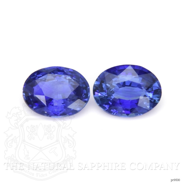 6.17 Ct.Tw. Blue Sapphire Pair from Ceylon (Sri Lanka)