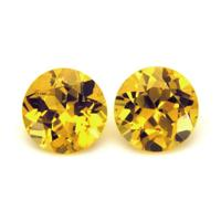 1.09&nbsp;Ct.Tw.Total Carat Weight Yellow Sapphire Pair from Ceylon (Sri Lanka) Video