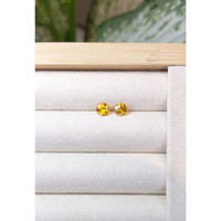 1.09&nbsp;Ct.Tw.Total Carat Weight Yellow Sapphire Pair from Ceylon (Sri Lanka) Life Style