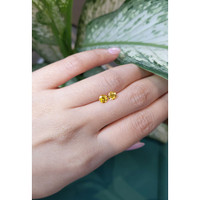1.09&nbsp;Ct.Tw.Total Carat Weight Yellow Sapphire Pair from Ceylon (Sri Lanka) Life Style