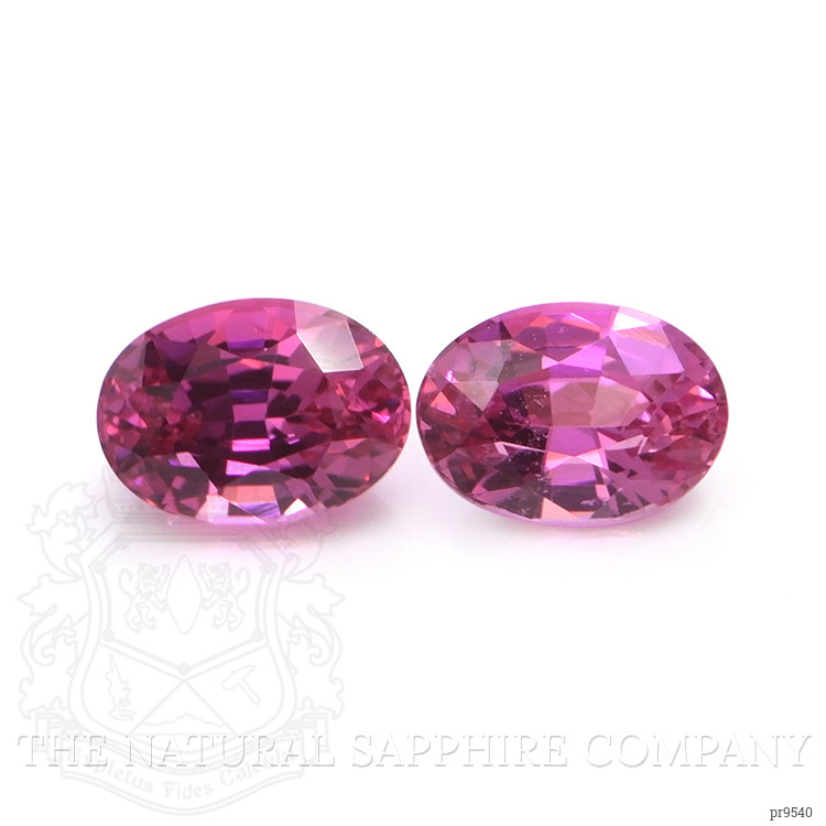 0.78 Ct.Tw. Pink Sapphire Pair from Ceylon (Sri Lanka)