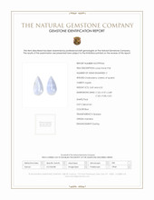 8.21 Ct.Tw.Total Carat Weight Cabochon Agate Pair from Namibia Scan Report