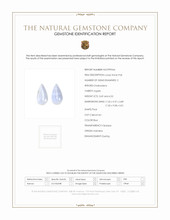 8.21 Ct.Tw.Total Carat Weight Cabochon Agate Pair from Namibia Scan Report
