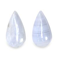 8.21 Ct.Tw.Total Carat Weight Cabochon Agate Pair from Namibia Video