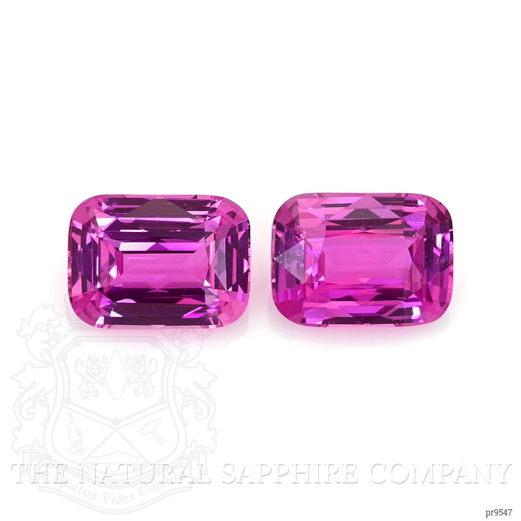 3.18 Ct.Tw. Pink Sapphire Pair from Ceylon (Sri Lanka)