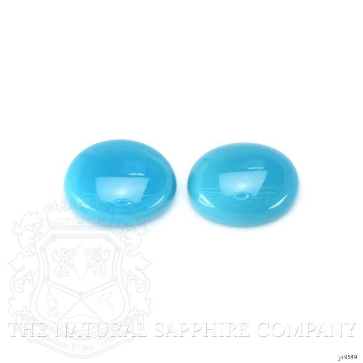4.88 Ct.Tw. Cabochon Turquoise Pair from United States