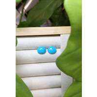 4.88&nbsp;Ct.Tw.Total Carat Weight Cabochon Turquoise Pair from United States Life Style