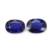 2.03&nbsp;Ct.Tw.Total Carat Weight Blue Sapphire Pair from Ceylon (Sri Lanka) Video