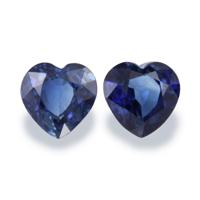 3.19&nbsp;Ct.Tw.Total Carat Weight Blue Sapphire Pair from Ceylon (Sri Lanka) Video