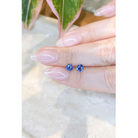 1.06&nbsp;Ct.Tw.Total Carat Weight Blue Sapphire Pair from Ceylon (Sri Lanka) Life Style