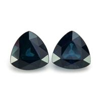 3.07&nbsp;Ct.Tw.Total Carat Weight Greenish Blue Sapphire Pair from Ceylon (Sri Lanka) Video