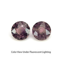 3.26&nbsp;Ct.Tw.Total Carat Weight Color Change Sapphire Pair from Ceylon (Sri Lanka) Video