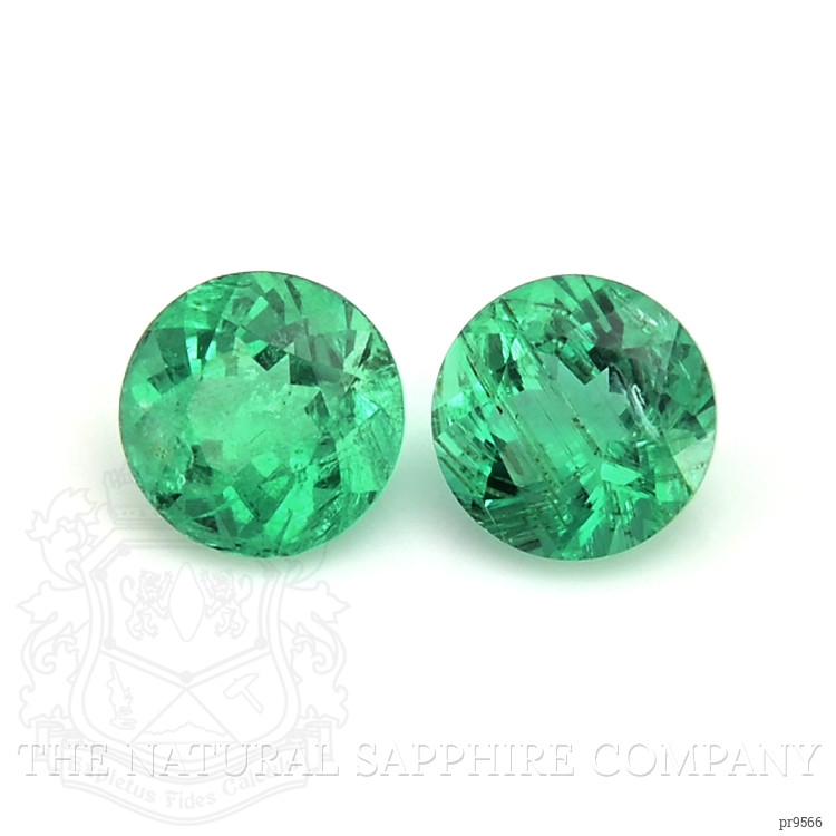 1.31 Ct.Tw. Emerald Pair from Zambia