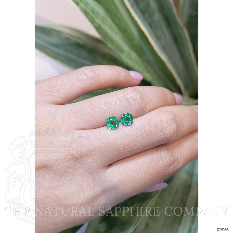 1.31 Ct.Tw. Emerald Pair from Zambia