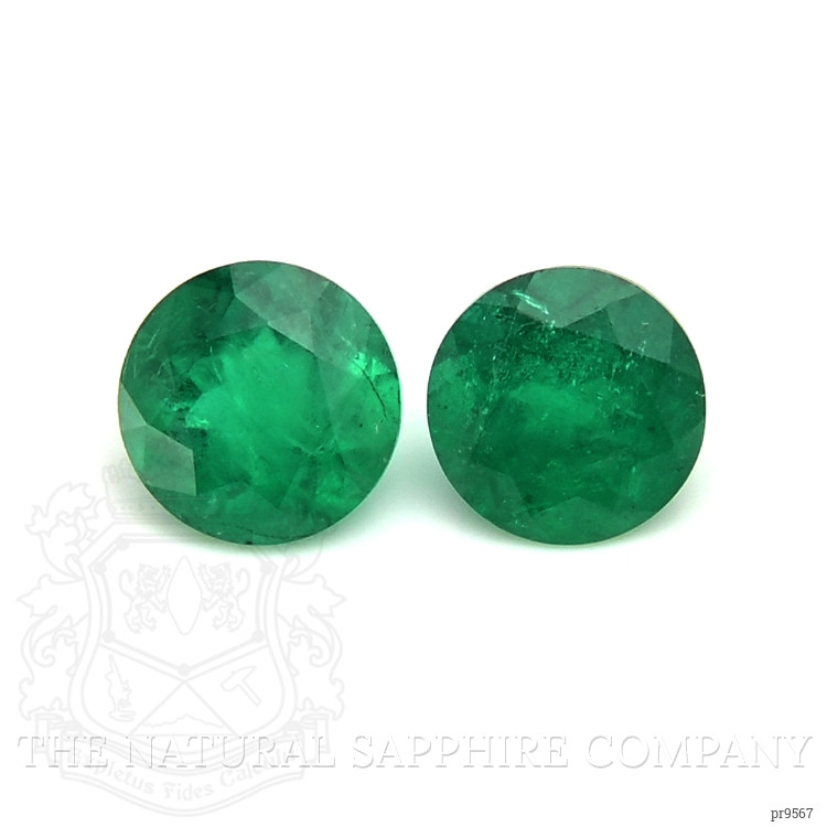 1.62 Ct.Tw. Emerald Pair from Zambia