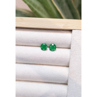 1.62 Ct.Tw.Total Carat Weight Emerald Pair from Zambia Life Style
