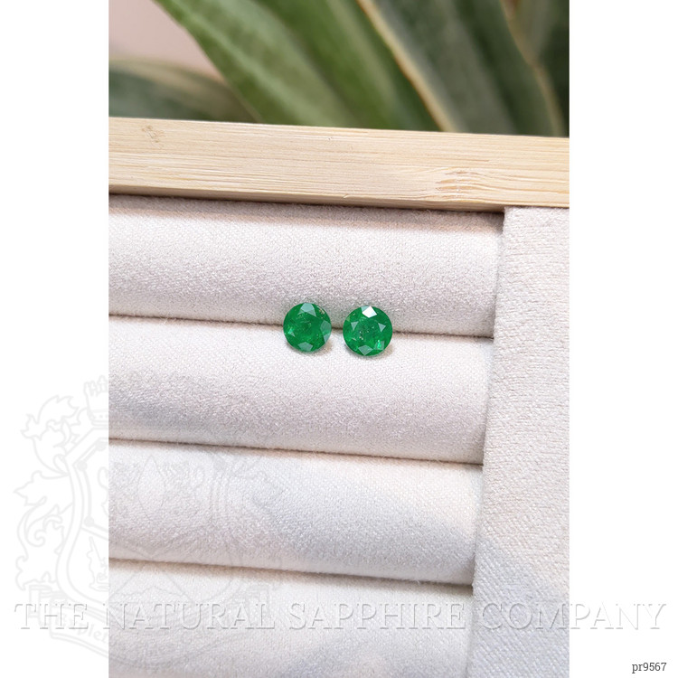1.62 Ct.Tw. Emerald Pair from Zambia