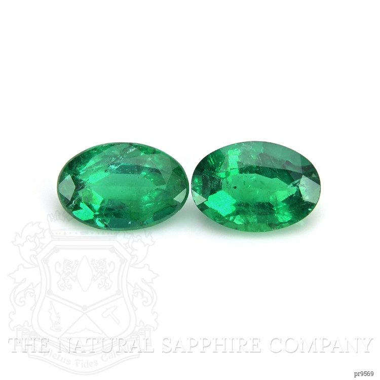 1.65 Ct.Tw. Emerald Pair from Zambia