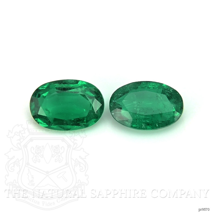 1.66 Ct.Tw. Emerald Pair from Zambia