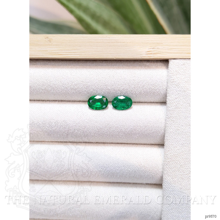 1.66 Ct.Tw. Emerald Pair from Zambia