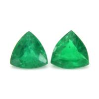 1.08 Ct.Tw.Total Carat Weight Emerald Pair from Zambia Video