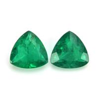 1.56 Ct.Tw.Total Carat Weight Emerald Pair from Zambia Video