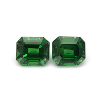 1.89 Ct.Tw.Total Carat Weight Tsavorite Garnet Pair from Tanzania Video