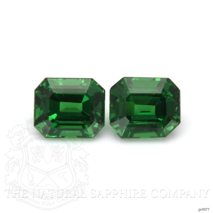 1.89 Ct.Tw. Tsavorite Garnet Pair from Tanzania