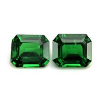 1.95 Ct.Tw.Total Carat Weight Tsavorite Garnet Pair from Tanzania Video