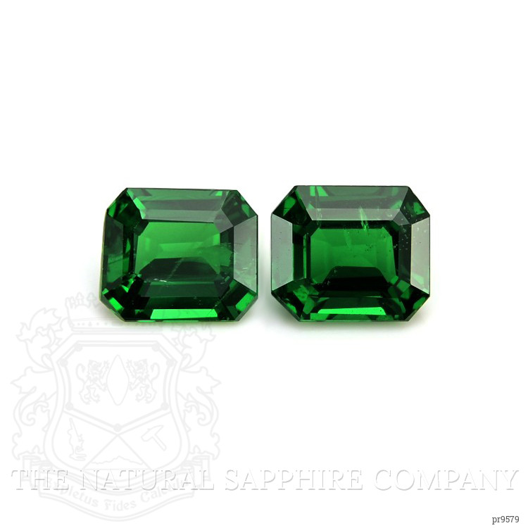 1.95 Ct.Tw. Tsavorite Garnet Pair from Tanzania