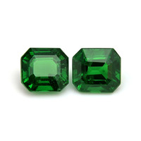 2.55 Ct.Tw.Total Carat Weight Tsavorite Garnet Pair from Tanzania Video