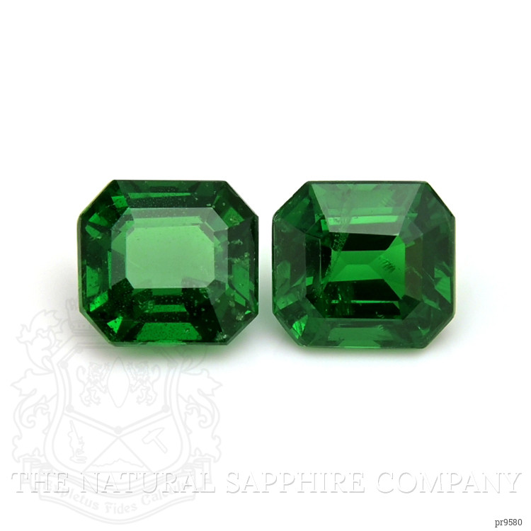 2.55 Ct.Tw. Tsavorite Garnet Pair from Tanzania