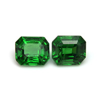 2.16 Ct.Tw.Total Carat Weight Tsavorite Garnet Pair from Tanzania Video