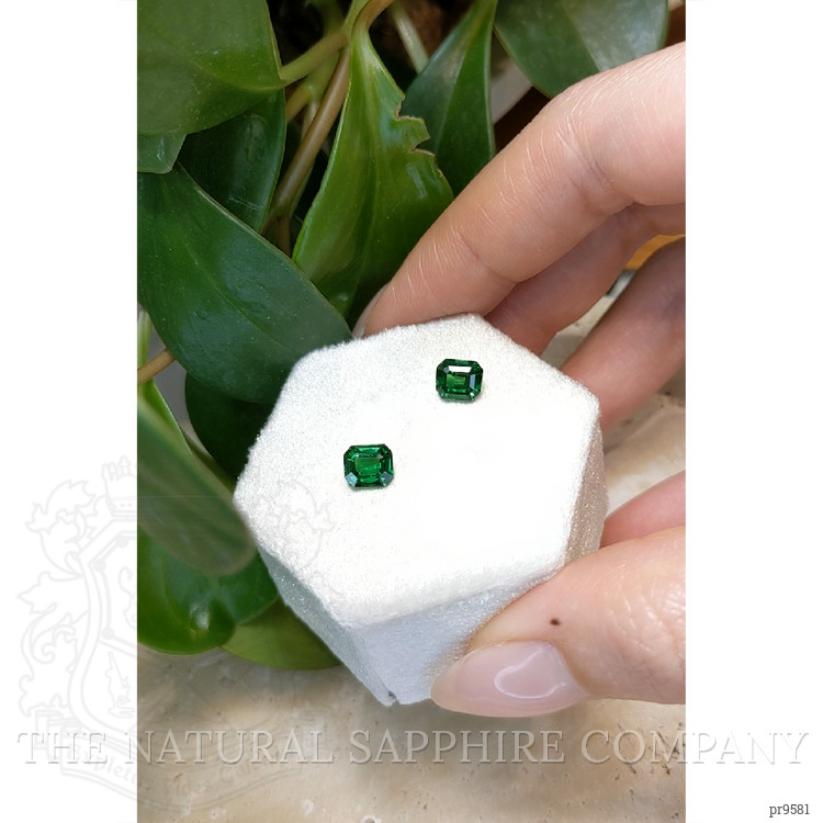 2.16 Ct.Tw. Tsavorite Garnet Pair from Tanzania