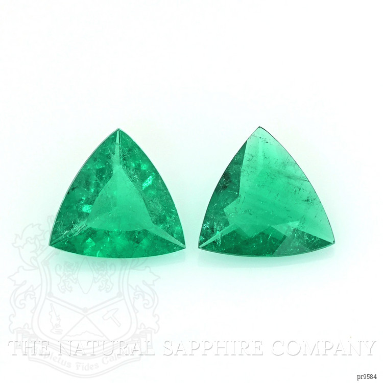 0.86 Ct.Tw. Emerald Pair from Colombia