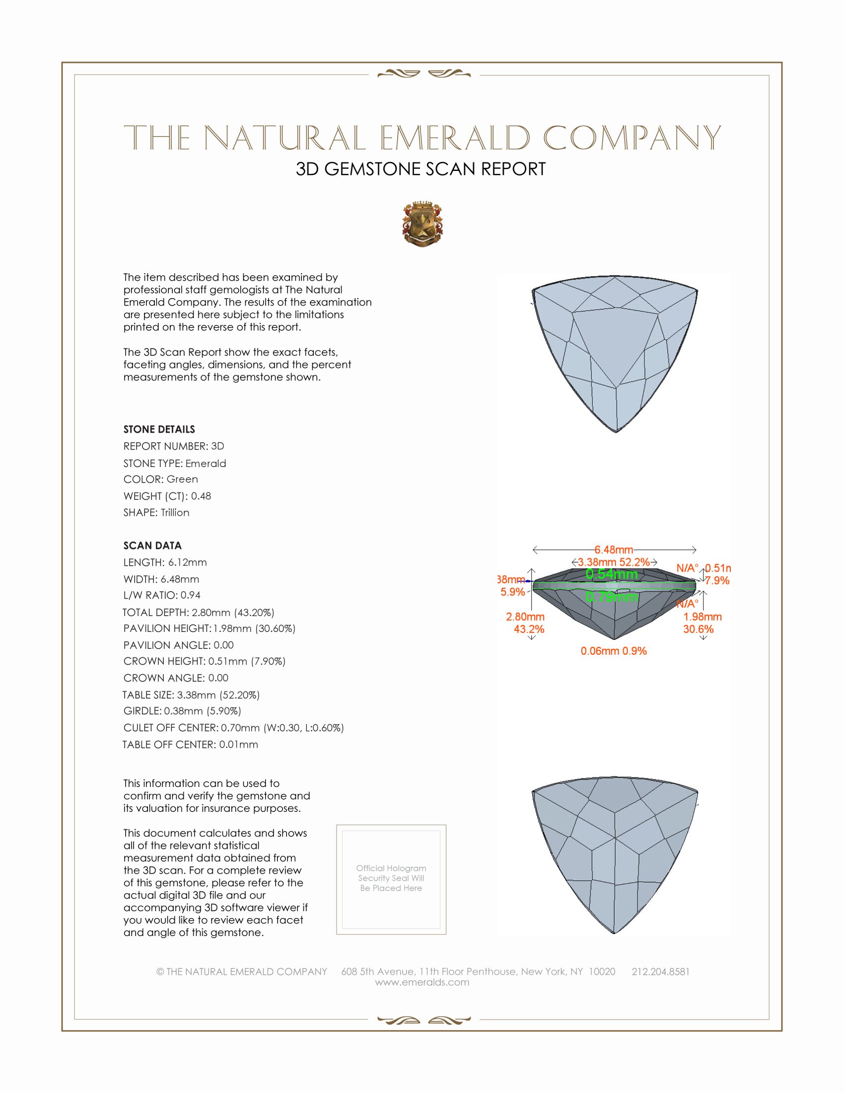 0.86 Ct.Tw. Emerald Pair from Colombia
