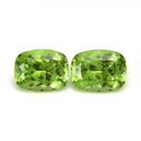 8.00&nbsp;Ct.Tw.Total Carat Weight Peridot Pair from Burma (Myanmar) Video