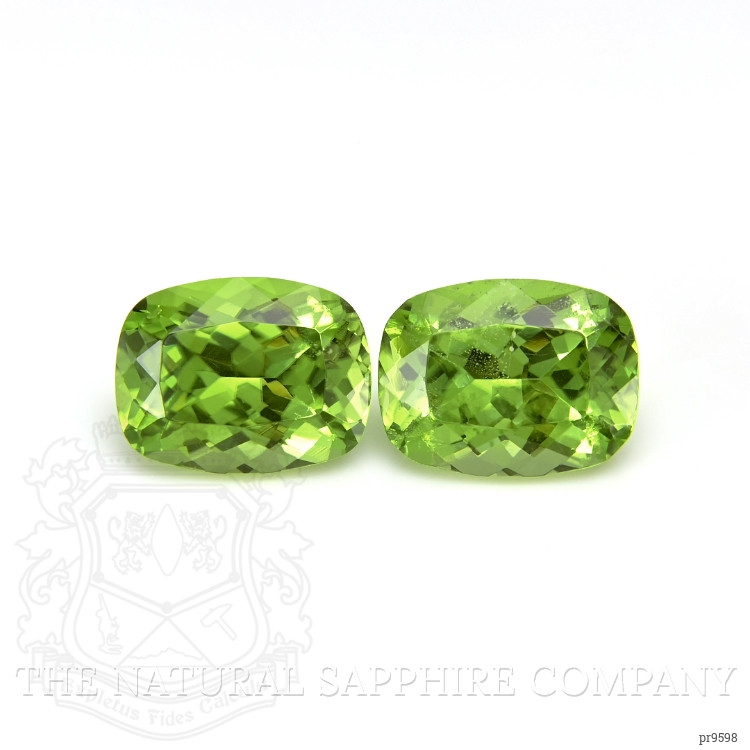 8.00 Ct.Tw. Peridot Pair from Burma (Myanmar)