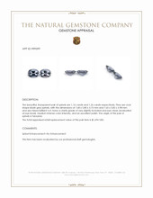 2.42 Ct.Tw.Total Carat Weight Spinel Pair from Tanzania Appraisal