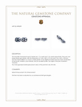 2.42 Ct.Tw.Total Carat Weight Spinel Pair from Tanzania Appraisal